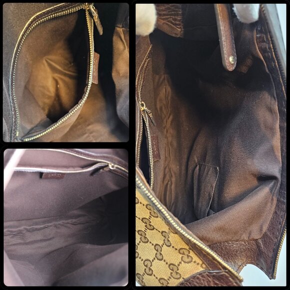 Gucci Monogram Canvas Hobo Bag - Picture 11 of 17